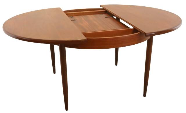 vintage G-Plan ronde eetkamertafel 'Burnstones'