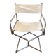 Vintage 1970s leather director's chair