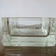 Glass paving ashtray signed lumax 40s 50