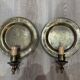 Set of 2 vintage wall sconces Ari KV 1500 – patinated bronze – Ø 25 cm