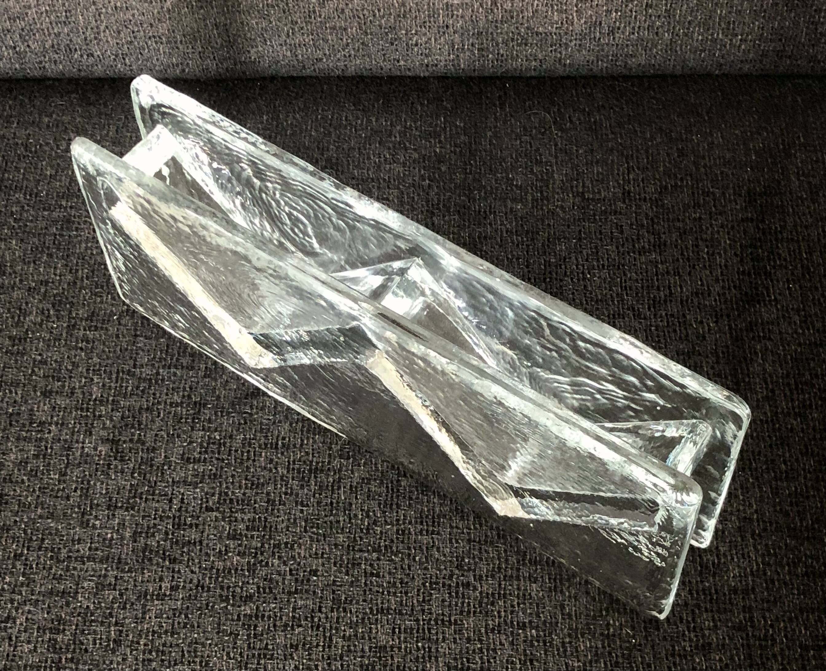 Murano glass pocket emptier by Leucos, Italy 1970s