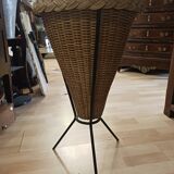 Trash, Vintage metal stand basket 1960, 1970