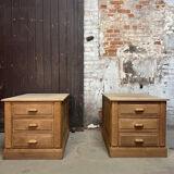Raw oak drawer furniture