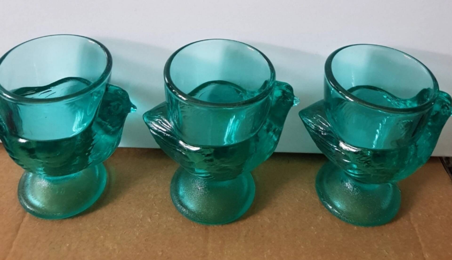 3 coquetiers vintage