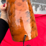 Brown ceramic lamp
