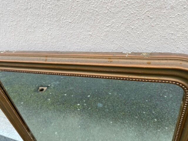 Golden ancient mirror 89x126cm