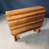 Drop-leaf table, Danish 1970s, solid pine