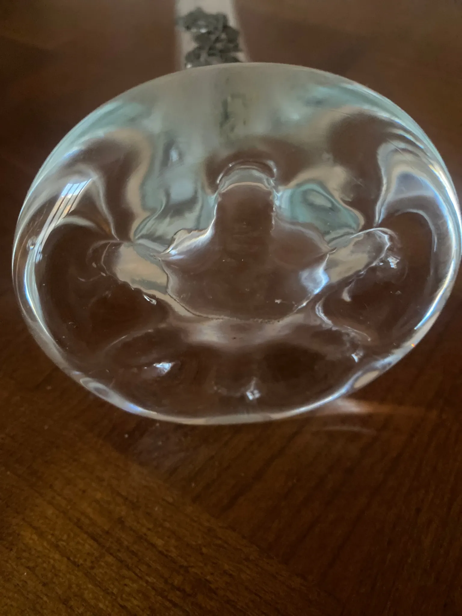 Single flower vase decorated in pewter
