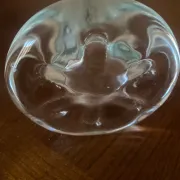 Single flower vase decorated in pewter