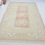 Tapis vintage neutre noué à la main sku 3591