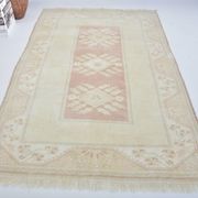 Tapis vintage neutre noué à la main sku 3591