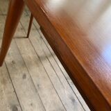 Vintage rectangular teak dining table