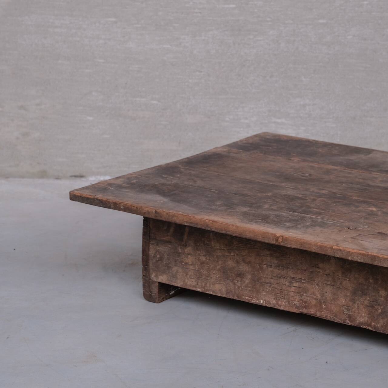 Low Antique Wooden French Coffee Table