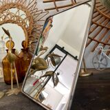 Barber Mirror 23 x 17cm vintage