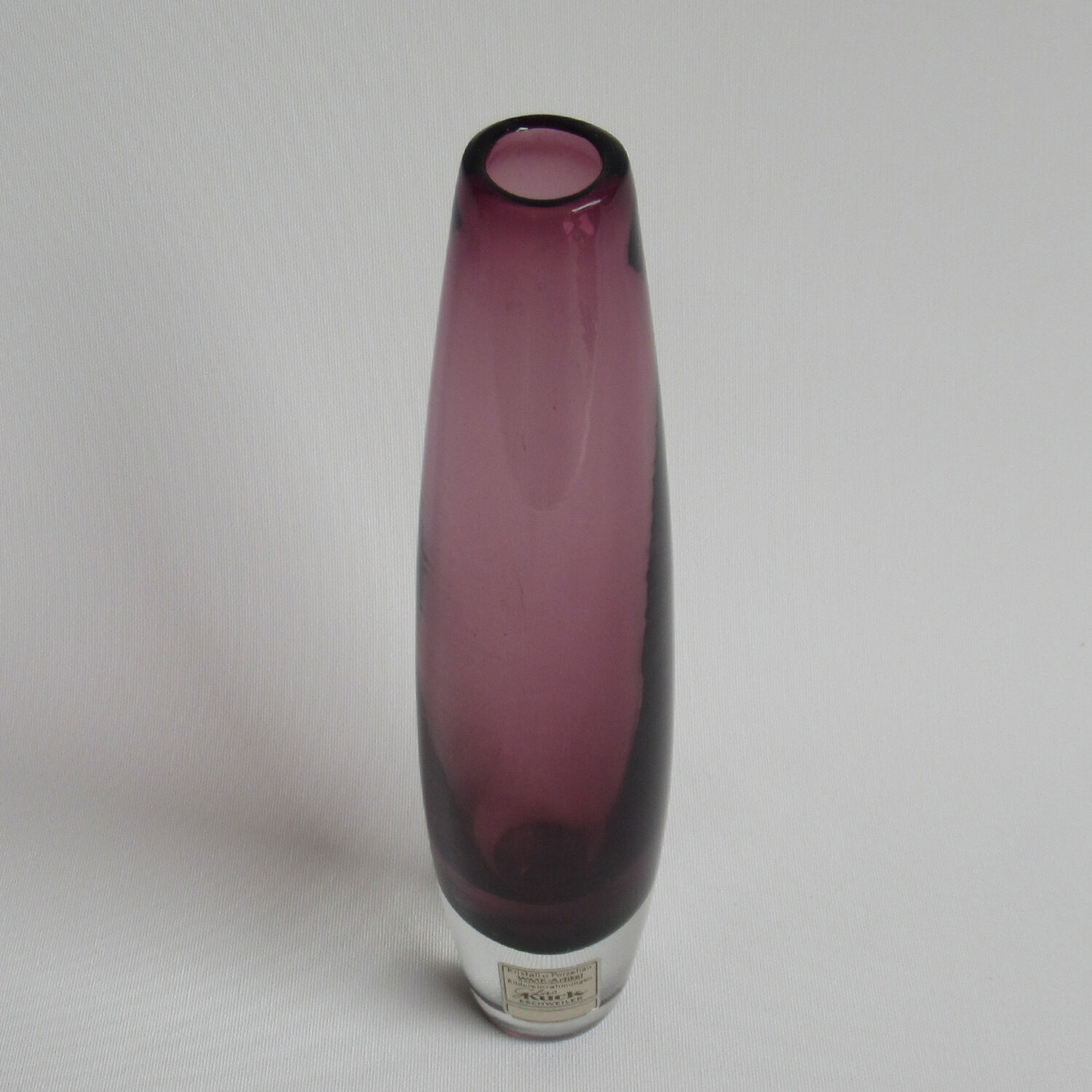 Vase vintage German glass - Glas Kuck