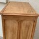 Parisian cabinet glazed raw wood nymphs and carved art nouveau decorations