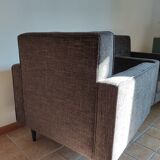 Pair of Kann armchairs design 50s