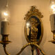 Antique Louis XVI style wall light in bronze