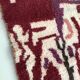 Moroccan Berber carpet Beni Ouarain ecru with colorful patterns 246x158cm