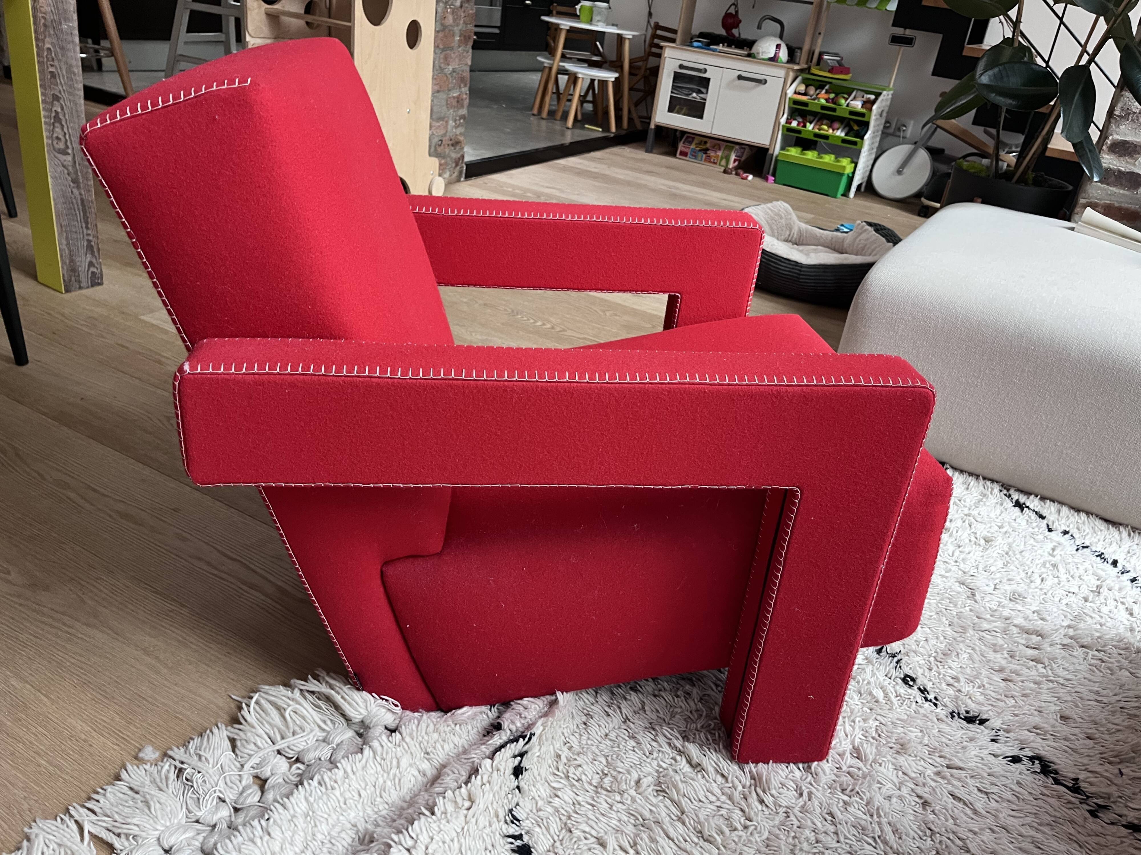 Utrecht armchair by Rietveld by Cassina