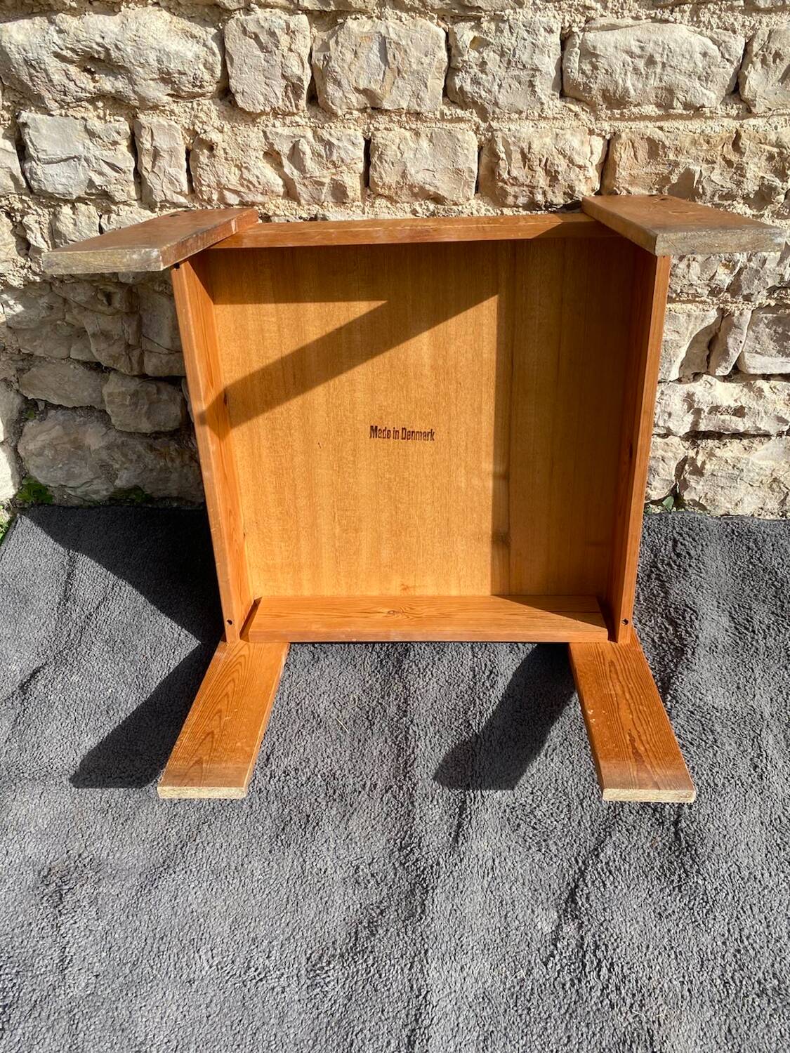 Pine wood coffee table