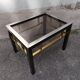 Table basse 80' chrome laiton vintage