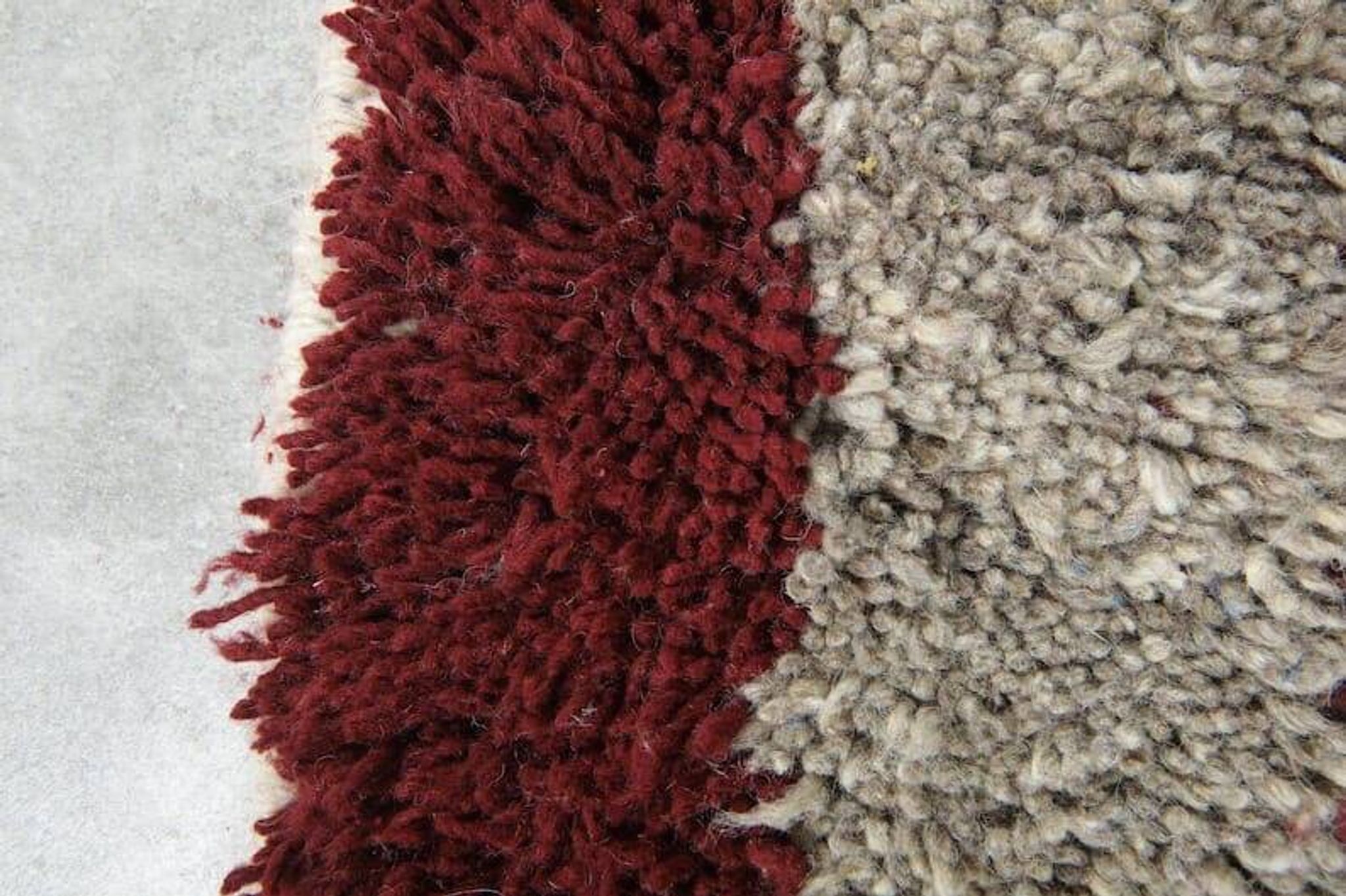 Beni Ourain rug made of hand-woven wool, size 2/3 m.
