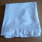 Antique embroidered duvet cover
