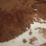 Vintage cowhide carpet