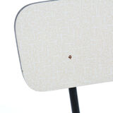 Midcentury chair in metal & formica, Kovona Czechoslovakia 1960s