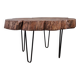 Table basse en bois et métal