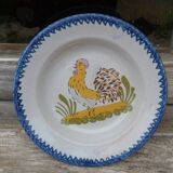 Old ceramic soup plate Charolles Auvergne