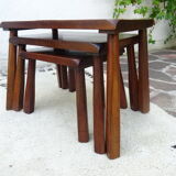 Brutalist nesting tables