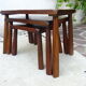 Brutalist nesting tables