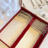 PLATIL 12 Couverts à Poisson  Métal Argenté