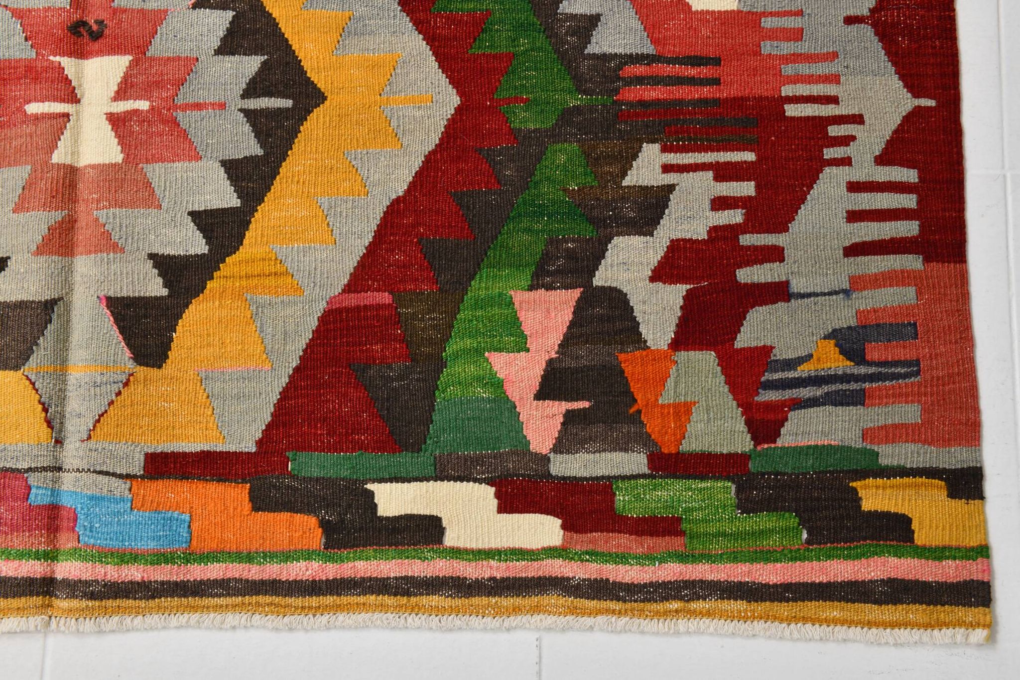 5x7 Tribal Handwoven Kilim Rug, 155x232Cm