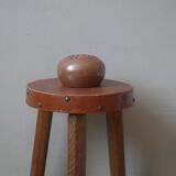 Handmade ceramic stoneware flowerpot vase pottery Scandinavian bohemian decoration thistles