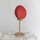 Lampe italienne en bois et coton