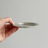 Set of 2 round beaded metal bowls