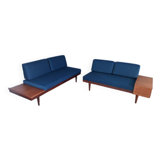 Set of 2 Ingmar Relling daybeds by Ekornes, vintage Scandinavian 1960s