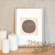 Painting on frameless paper M180 signed Eawy