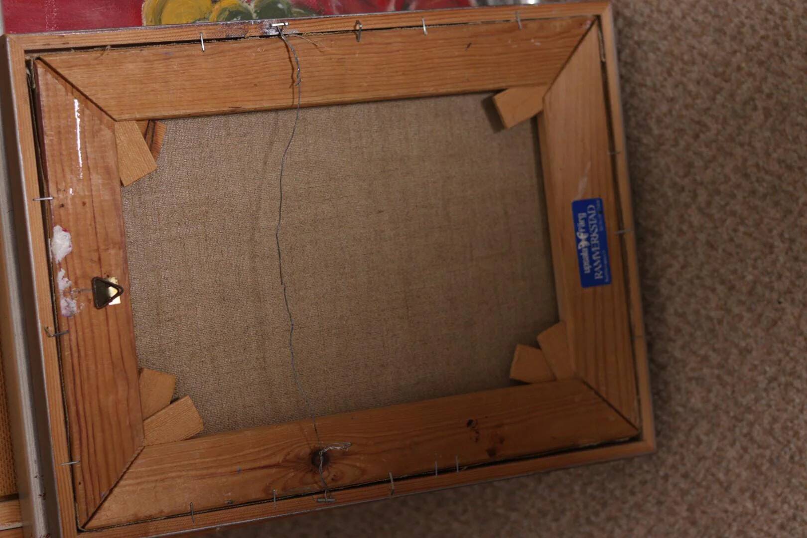 Original Swedish Oil on Canvas – “Vase of Flowers” by Carola Bergling