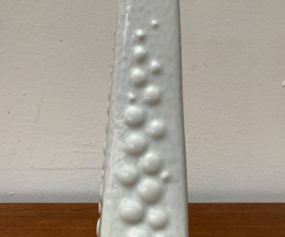 Vintage white porcelain vase from KPM Royal Porcelain, 1970s.