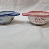 Henriot Quimper ear bowls 1960 to 1992
