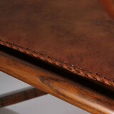 Swedish Carved Oak Monk Chair, 1930s