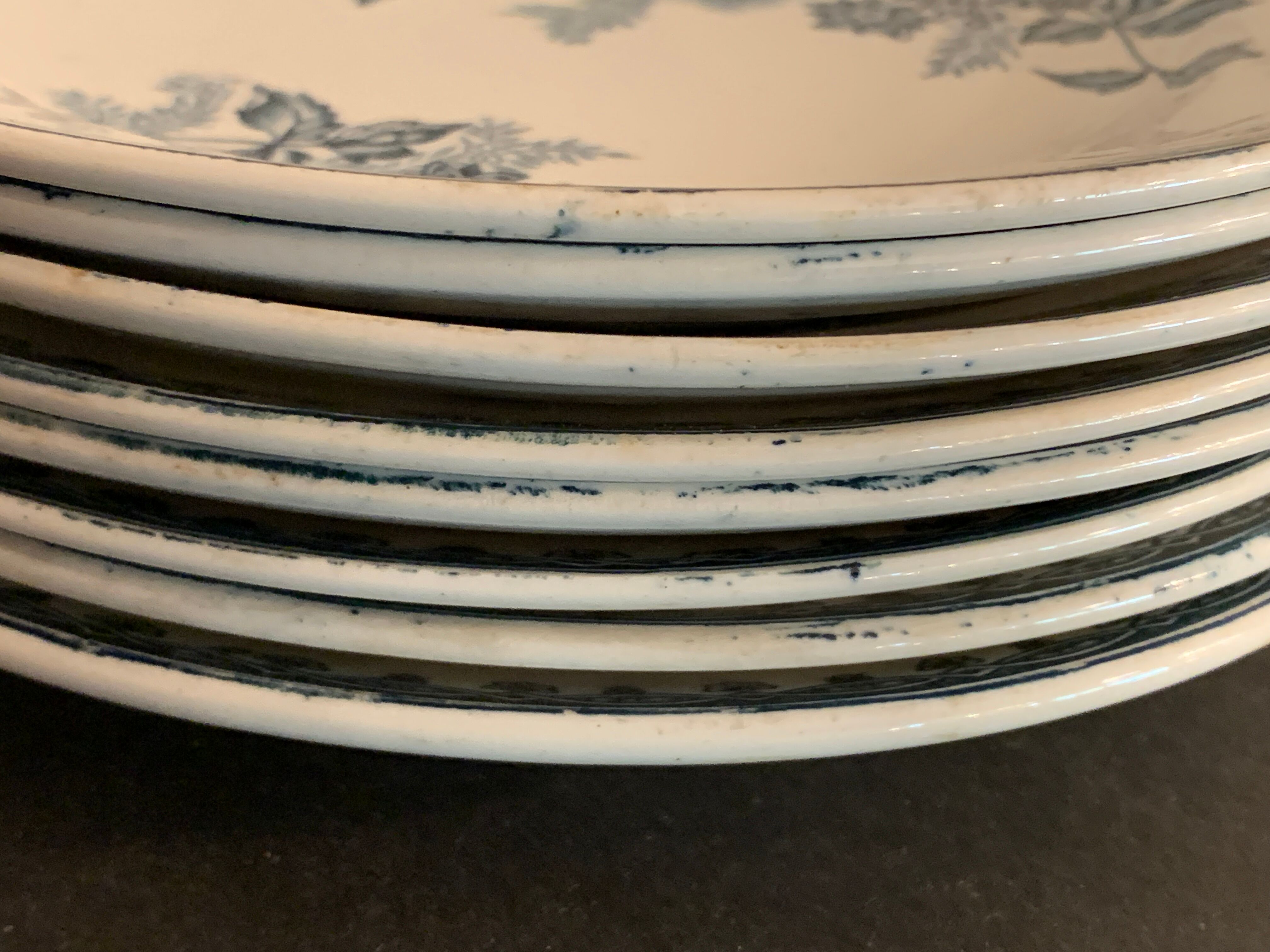8 dessert plates St Amandinoise St Amand, model Margot