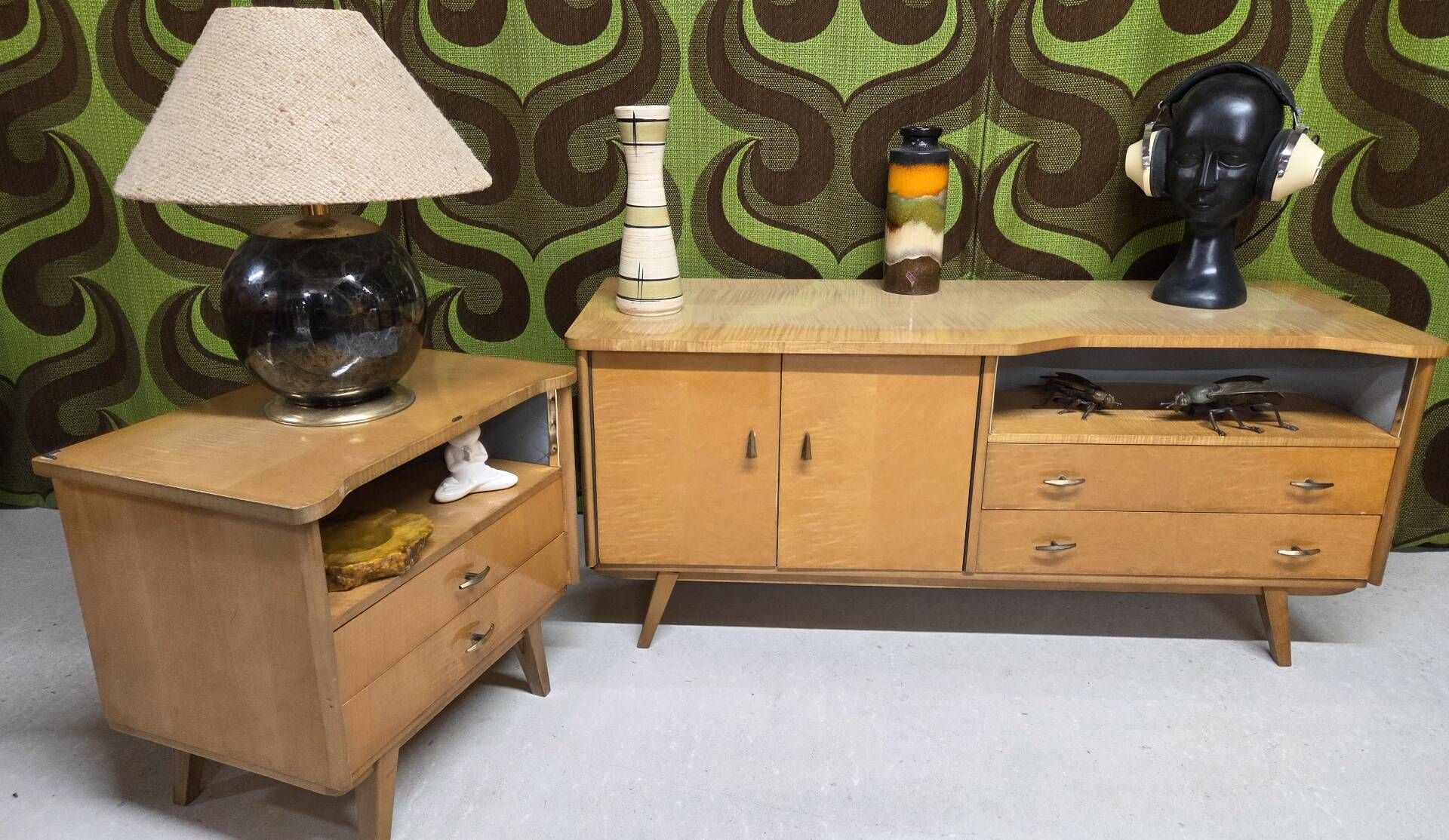 Enfilade basse modulable vintage années 1960 vintage