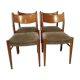 Lot of 4 vintage Scandinavian style chairs