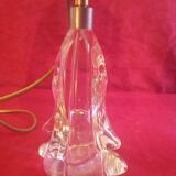 Pair of crystal lamps (attributed to Baccarat)