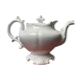 Large white porcelain teapot XIX